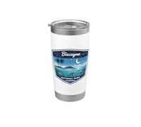 Biscayne National Park Florida Ocean Turtle Fish Palm Trees Stainless Steel Insulated Tumbler