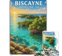 Biscayne National Park Underwater Paradise Jigsaw Puzzle, 1000 Piece | For a useful gift beyond Christmas Day: Adult jigsaw puzzle with 1000 pieces offers a classic activity for Christmas.