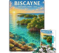 Biscayne National Park Underwater Paradise Jigsaw Puzzle, 1000 Piece | For a useful gift beyond Christmas Day: Adult jigsaw puzzle with 1000 pieces suits calm, screen-free leisure.