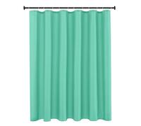 Biscaynebay Extra Long Fabric Shower Curtain Liners 72" Width by 84" Length, Teal Bathroom Curtains, Water Resistant Rust Resistant Grommets Top Weighted Bottom Machine Washable