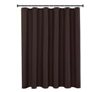 Biscaynebay Textured Fabric Shower Curtain, Morocco Pearl Printed Bathroom Curtain, Indigo 72 by 72 Inches
