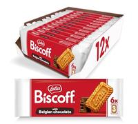 Biscoff Belgian Chocolate Biscuits - Vegetarian Snack - Natural Ingredients - Perfect with Coffee (12 x 6 Packs of 3) 1.58kg