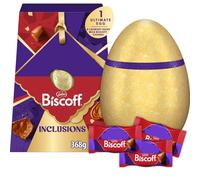 Biscoff Inclusions Ultimate Easter Egg 368g - Enjoy the Amazing Taste of Milk Chocolate Combined With Crunchy Lotus Biscoff - the Perfect Easter Treat for Friends and Family