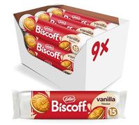 Biscoff - Sandwich Biscuits With Vanilla Cream Filling - 15 Sandwich Biscuits Per Pack - Ingredients from natural origin - Vegan - No colours or added flavours - 9x150g - 1,35kg