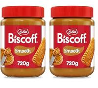 Biscoff - Sweet spread - Smooth - Caramelised biscuit flavour - Vegan - Nut free - No colours or added flavours - Plastic Jar - 720g (Pack of 2)