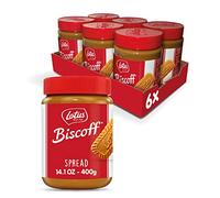 Biscoff Sweet Spread Smooth - Caramelised Biscuit Spread - Speculoos Flavour - Vegan Friendly (400g x 6)