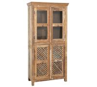 Biscottini Anticato Reclaimed Solid Wood Display Cabinet 183x91x41 cm