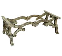 Biscottini Cast Iron Planter Stand Vase Holder Base 127x69x43 Shabby Chic