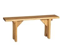 Biscottini Country Bench Divanetto Pine Wood Shabby Chic Bench Table 120 cm