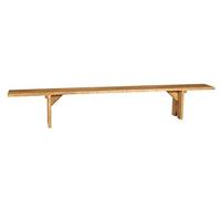 Biscottini Country Solid Ash Wood Bench 300x25x50 Natural Handmade