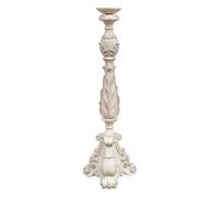 Biscottini Country Wood Candelabrum Pine Tilia 30x30x90 Shabby Chic Entryway