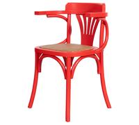 Biscottini Country Wooden-Frame Chair, 45x42x77cm Shabby Chic