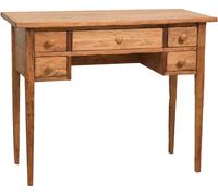 Biscottini Country Wooden Writing Desk Solid Beech 100x48x80 Shabby Chic