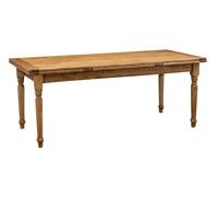 Biscottini Country Writing Desk Table Wood Tulip 200x90x80 Shabby Chic