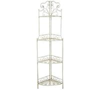 Biscottini Etagere Wrought Iron Balcony 155x32x46 cm | Outdoor and Indoor Plant Shelf