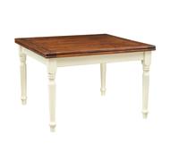 Biscottini Extendable Wood Desk Table Libro White Walnut 120x120 240 120x80