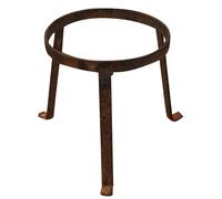 Biscottini Full Iron Planter Base Solid Support Rust-Treated 21x21x21