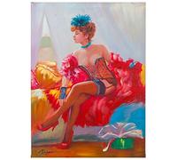 Biscottini Oil Painting on Canvas, 50 x 70 cm, Various Sizes - Art Oil Painting Canvas - Oil Painting on Canvas - Oil Painting