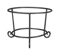Biscottini Plant holder base 41x30x41 cm | Wrought iron pot holder | Handmade vase base