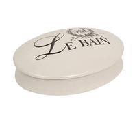 Biscottini Soap Dish, Porcelain, White