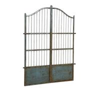 Biscottini Solid Iron Gate Antique Finish 117x150 Garden Rustic