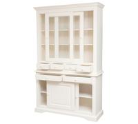 Biscottini Solid Wood Sideboard Country White Distressed 142x225