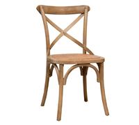 Biscottini Thonet Chair Wood Rattan Dining Room Kitchen Vintage Modern