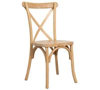 Biscottini Thonet Solid Ash Wood Chair 42x43x88 cm Vintage Handmade Kitchen