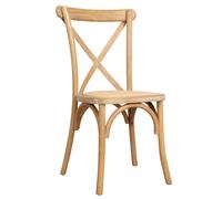 Biscottini Thonet Vintage Rattan Ash Wood Stackable Chair 42x44x88 cm