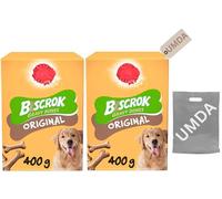 Biscrok Gravy Bones For Dog Treats, Crunchy & Delicious Healthy dog Treats, Delicious & Perfect For Rewarding, Treating & Training Your Dog 400g 2 pack Sold by UMDA