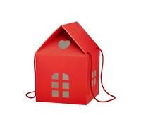 Biscuit Boxes for the Christmas Season - House-Shaped Paper Snack Containers, Festive Gift Boxes, for Chocolate, Family Parties, Office, Teachers, Students