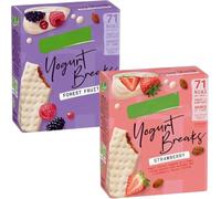 Biscuit Bundle With Go Ahead Yoghurt Breaks Strawberry 4x35.5g and Yoghurt Breaks Forest Fruit 4x35.5g 2 Pack)
