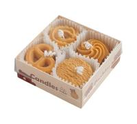 biscuit candles, cookie scented candles gift box gift candles set decoration modeling wax, gift holiday scented christmas bulk christmas candles christmas scents scented christmas sets holiday