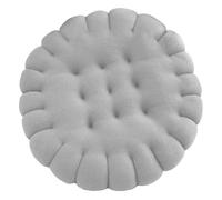 Biscuit Cushion - Cushion for Chair with Biscuits | Biscuit Plush Cushion 40 x 40 x 8 cm, Round Cushion for Biscuit Chair, Lightweight Cushion and for Biscuit Seat for Bedroom,