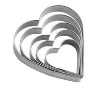 Biscuit Cutter Mould - Love Shaped Bread - Embossing Cutter, Biscuit Cutter Sandwich Mould | Biscuit Cutter Sandwich Cutter Tool, Heart Shape - Orament for Baking