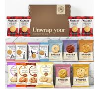 Biscuit Hamper - Biscuits Gift Set With Biscuits Individually Wrapped Shortbread Rounds, Viennese Whirls, Chocolate Chip Cookies, Ginger, Fruit Lemon, Oat Crunch, Butterscotch Crunch & More