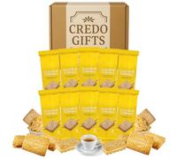Biscuit Hamper Gift Set with 10 Traditional Custard Creams - Individually Wrapped Biscuits Hamper Gifts - Sweet Gift Box Treats - Biscuit Lovers Gifts for Adults - Afternoon Tea Selection, Birthday