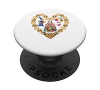 Biscuit Is My Valentines I Love Biscuits We Heart Cookies PopSockets Adhesive PopGrip