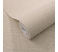 Linen Serenity Vinyl Wallpaper Biscuit Erismann 10510-05