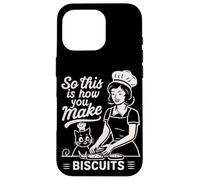 Biscuit Making Baker This Is How You Make Biscuits Cat Lover Case for iPhone 16 Pro
