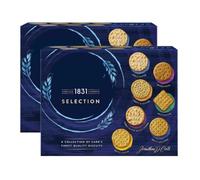 Biscuit Selection 200g x Pack of 2 - a Collection of Finnest Quality Biscuits - the Perfect Gifft This Christmas