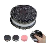Biscuit Stress Relief Toy, Memory Recovery Reusable Rebounding Sandwich Cookie Toy,Ultra-Soft Decompression Venting Toy, Office Worker Stress Relief Props, for Birthday and Party (Style A)