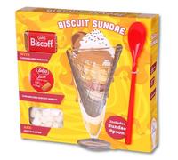 Biscuit Sundae Gift Set - Lotus Biscoff Sundae Gift Set, Make Your Own Sundae - Contains Sundae Glass, Creamy Spread, Crunchy Biscuit, Mini Mallows & Spoons - Ideal Christmas or Birthday Present