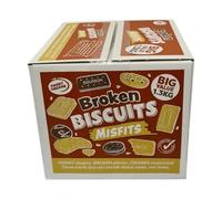 Biscuit Variety Pack - Broken Biscuit Assortment 1.3kg & Assorted Chocolate Biscuits 1kg - Mix of Whole, Broken and Misshapen Biscuits - Single or Pack of 2 (broken biscuits)