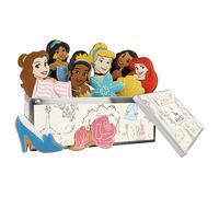 Biscuiteers Disney Princess Luxe Biscuit Tin Gift | 12 Hand-Iced Vanilla Biscuits | Hand-Illustrated Keepsake Tin | Premium Edible Gift for Disney Fans