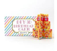 Biscuiteers DIY 3D Biscuit Cake Letterbox Kit, Decorate Your Own Gift
