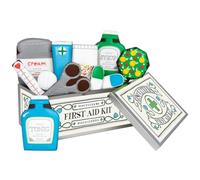 Biscuiteers First Aid Kit Biscuit Tin | 9 Hand-Iced Chocolate apothecary Biscuits in Vintage Tin; Luxury Get Well Soon Gift and Feel Better Hamper