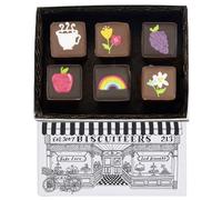 Biscuiteers Get Well Luxury Chocolates | 6 Hand-Iced Gourmet Chocolates