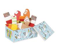 Biscuiteers Ice Lollies Biscuit Tin, 9 Hand-Iced Lemon Biscuits with Retro Ice Lolly Designs in Keepsake Gift Tin, Luxury Summer Gift for Birthdays, Picnics & Garden Parties, Hand-Baked in London