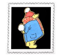 Biscuiteers Paddington Bear Christmas Hand-Iced Gingerbread Biscuit | Our Cheeky Friend, Wrapped Up Warm and Ready for Winter, Baked in London and Presented in a Hand-Illustrated Letterbox Gift